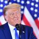 US President Donald Trump speaks during election night in the East Room of the White House in Washington, DC, early on November 4, 2020.